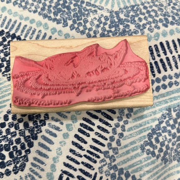 Stampabilities autumn cruise house mouse stamp. rare - Picture 2 of 4